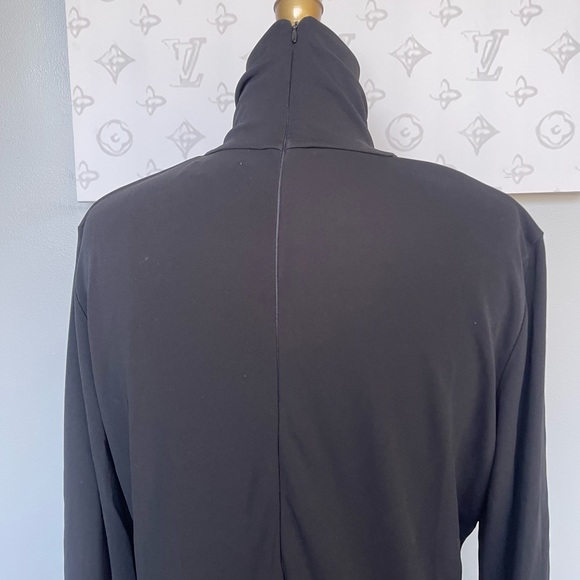 Tavrn Dress- mock neck all black - Picture 5 of 7